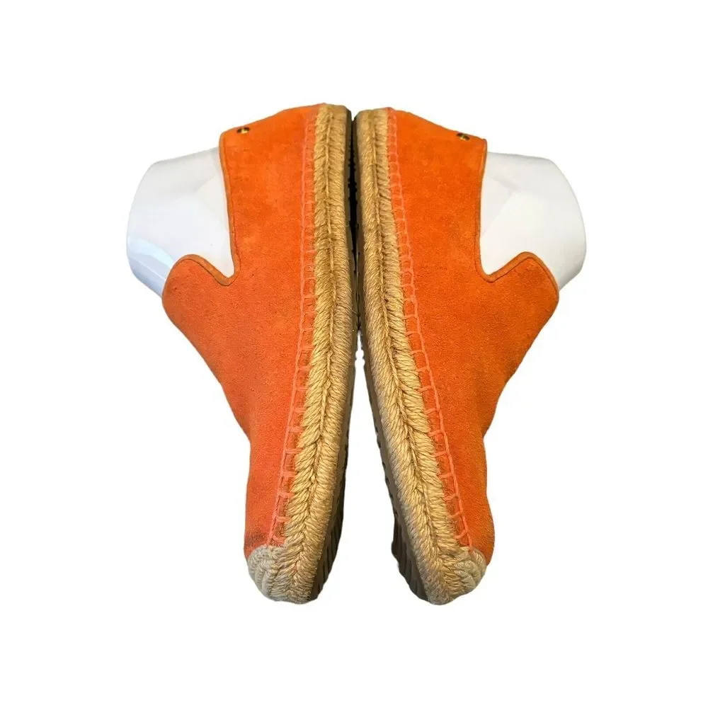 UGG Australia SANDRINNE II orange suede espadrille loafers 1016678‎ size US 7